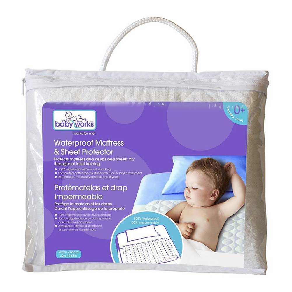 Baby Works Waterproof Mattress & Sheet Protector – Dear-Born Baby
