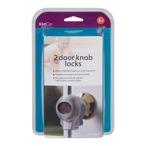 Kidco 2-Pack Doorknob Locks - Clear Default Title