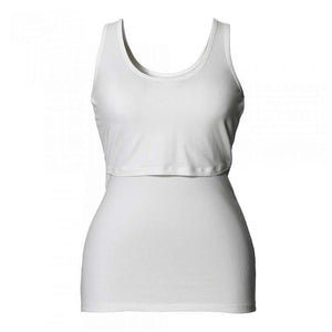 Boob Nursing Singlet White Extra Large Default Title