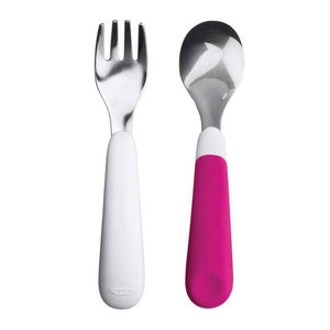 OXO Tot Fork and Spoon Set - Pink Default Title