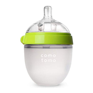 Comotomo Silicone 5 Ounce Baby Bottle - Green Default Title