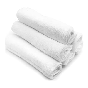 Kushies 6-Pack Terry Washcloth Set White