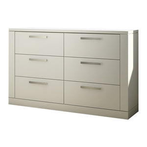 NEST Milano 6-Drawer Double Dresser - White (54907) (Floor Model) Default Title