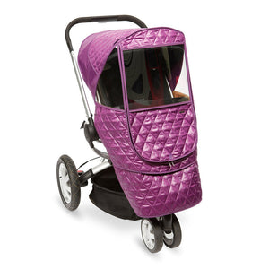 Manito Castle Beta Quilted Stroller Weather Shield - Purple Default Title