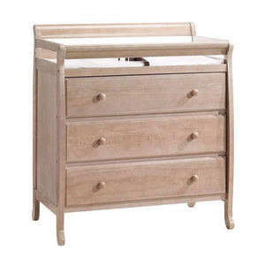 Kidiway Venice 3-Drawer Changing Dresser - Washed Grey Default Title