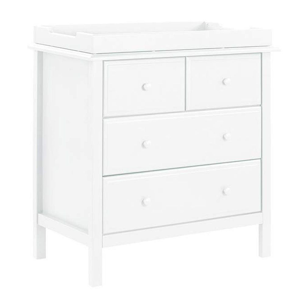 DaVinci Autumn 4-Drawer Dresser with Change Tray - White – Dear-Born Baby