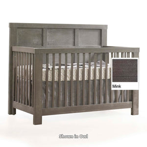 Natart Rustico 5-in-1 Convertible Crib Mink