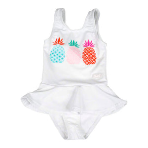 Baby Banz Tankini One-Piece Girls Swimsuit - Pineapple (24 Months, 12kg and up) Default Title