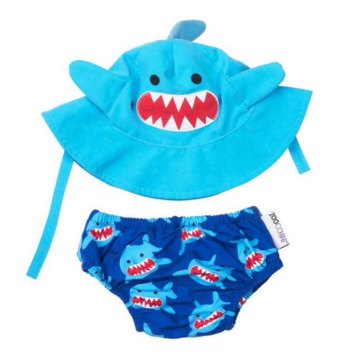 Zoocchini Baby Swim Set - Shark Small Default Title