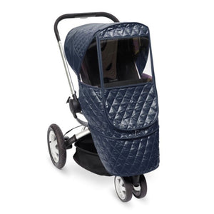 Manito Castle Beta Quilted Stroller Weather Shield - Navy Default Title