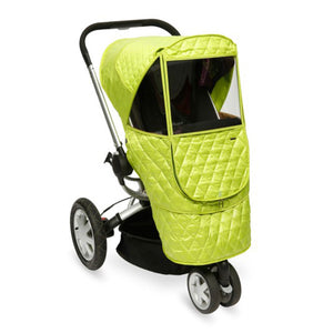 Manito Castle Beta Quilted Stroller Weather Shield - Green Default Title