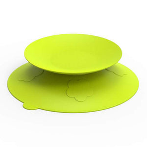 Kidsme Stay-In-Place Suction Placemat - Lime Default Title