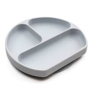 Bumkins Grip Dish - Silicone Grey Default Title