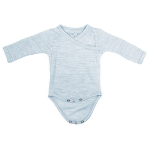 Merino Cocooi Long Sleeved Bodysuit - Turtledove (NB) Default Title