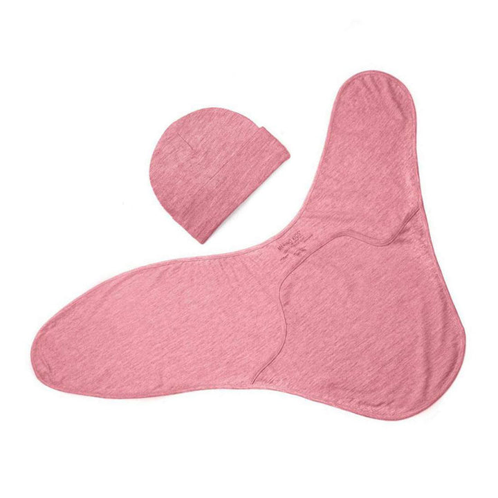 Merino Cocooi Swaddle & Hat Set - Raspberry (0-3m) Default Title