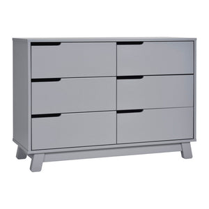 Babyletto Hudson 6-Drawer Double Dresser Grey