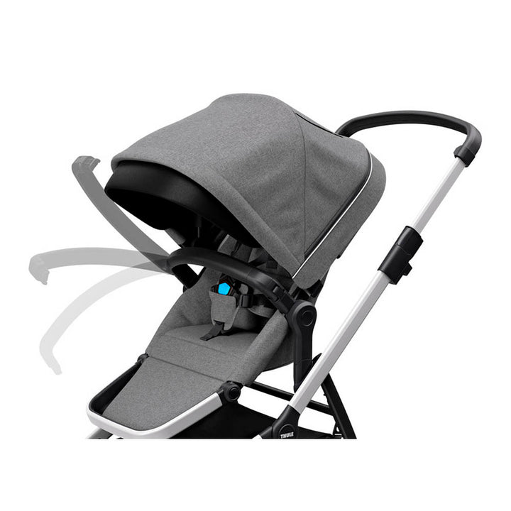 Thule Sleek Single Stroller - Grey Melange