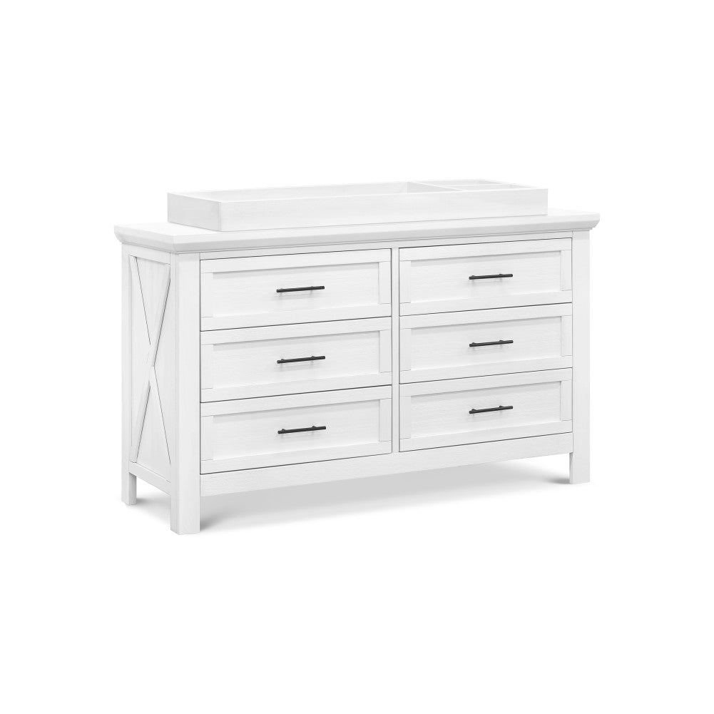Monogram by Namesake Emory Farmhouse 6 Drawer Double Dresser Dear Born Baby