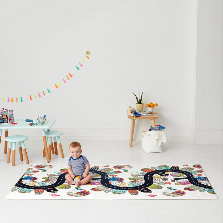 Skip Hop Doubleplay Reversible Playmat - Vibrant Village