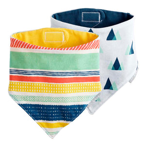 JJ Cole Bandana Bibs 2-Pack Set Llama (Discontinued)