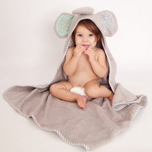 Zoocchini Baby Hooded Towel - Elle The Elephant Default Title