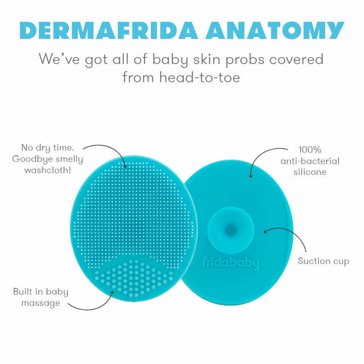 Fridababy 2-pack DermaFrida the Skinsoother Baby Brush