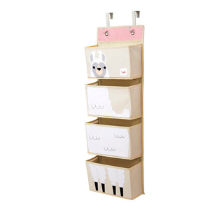 3 Sprouts Hanging Wall Organizer - White Llama Default Title