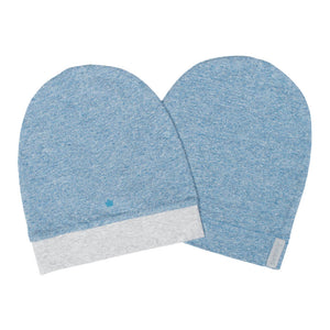 Juddlies Raglan Organic Slouchy Hat - Denim Blue (4-12 Months) Default Title