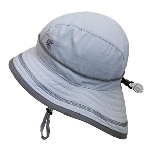 Calikids Quick Dry Boys Bucket Beach Hat (UV 50+) - Harbour Grey (XS) Default Title