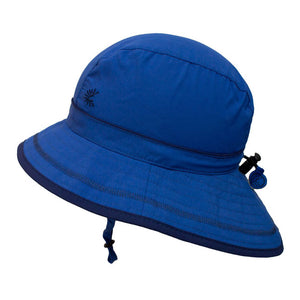 Calikids Quick Dry Boys Bucket Beach Hat (UV 50+) - Nautical Blue (S) Default Title