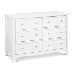 DaVinci Kalani 6-Drawer Double Wide Dresser White