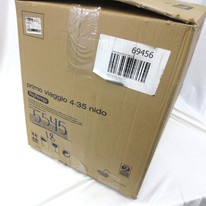 Peg Perego Primo Viaggio Nido 4-35 Infant Car Seat - Licorice (DoM 2019, Exp 2026)(Open Box)