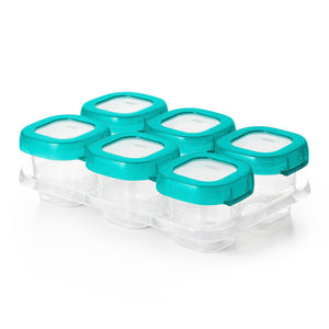 OXO Tot 6-Pack Baby Food Storage Blocks - Teal (2oz) Default Title