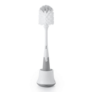 OXO Tot Bottle Brush with Nipple Cleaner and Stand - Grey Default Title