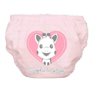 Charlie Banana Swim Diaper and Training Pants - Sophie Pencil Pink Heart (Small) Default Title