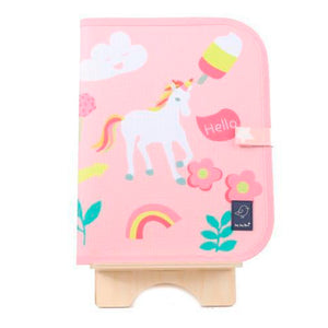 Jaq Jaq Bird Roll-up Color & Doodle Chalk Mat - Unicorn Default Title