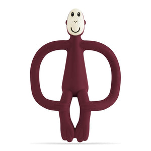 Matchstick Monkey Teething Monkey Toy and Toothbrush - Claret Default Title