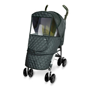 Manito Castle Alpha Quilted Stroller Weather Shield - Grey Default Title