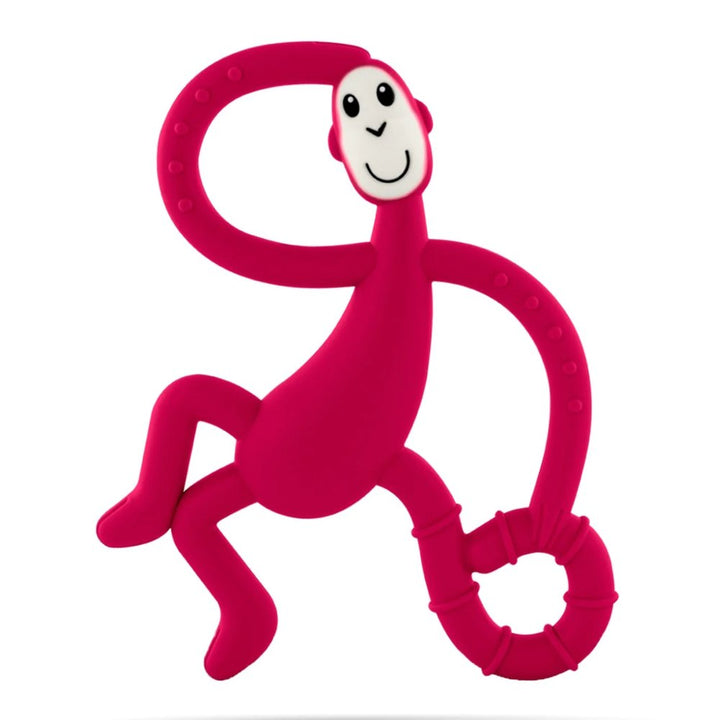 Matchstick Monkey Teething Dancing Monkey Toy and Toothbrush - Red Default Title