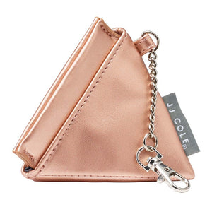 JJ Cole Vegan Leather Pacifier Pyramid Rose Gold (Discontinued)