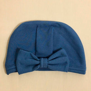 Itty Bitty Baby Bamboo Beau Hat - Noble Blue (0-1 Months, 5-8 lbs) Default Title