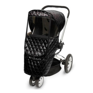 Manito Castle Beta Quilted Stroller Weather Shield - Black Default Title