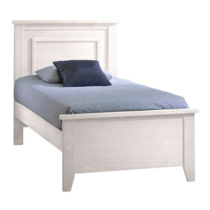 Natart Rustico Moderno Twin Bed White