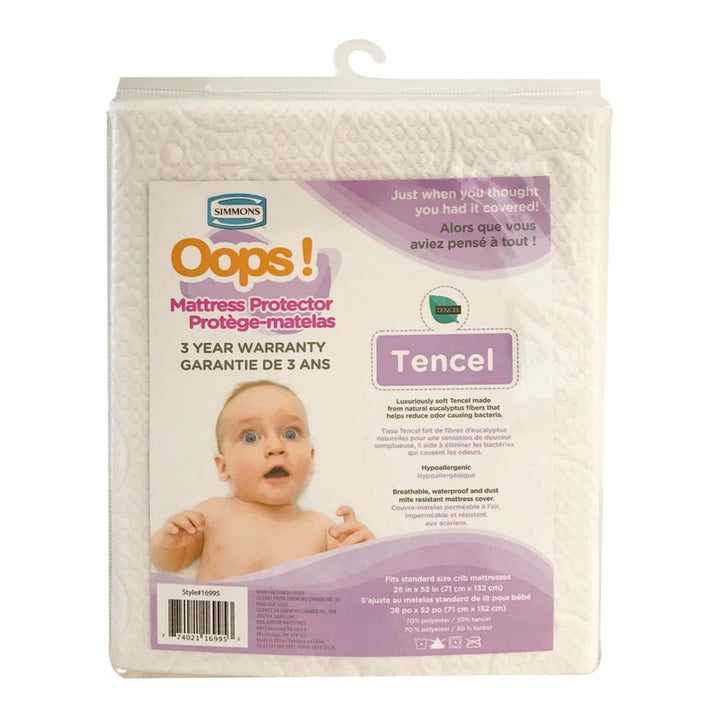 Simmons Oops! Tencel Mattress Protector Default Title