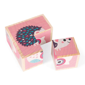 Janod My First Wood Block Set - Baby Animals Default Title