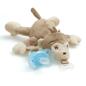 Avent Ultra Soft Snuggle Plush Toy with Ultra Soft Pacifier - Monkey (0+ Months) Default Title