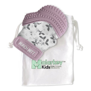 Malarkey Kids Munch Mitt Teething Mitt - Lilac Bloom Default Title