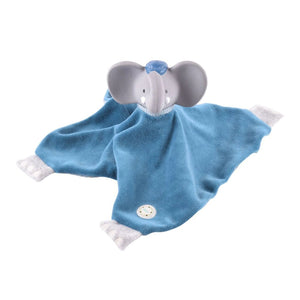 Tikiri Puppet Snuggly Blanket with Natural Rubber Head - Alvin the Elephant Default Title