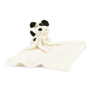 Jellycat Bashful Soother Blanket - Black & Cream Puppy Default Title