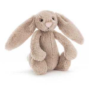 Jellycat Bashful Bunny Small Plush Toy (7 inch) Beige Bunny